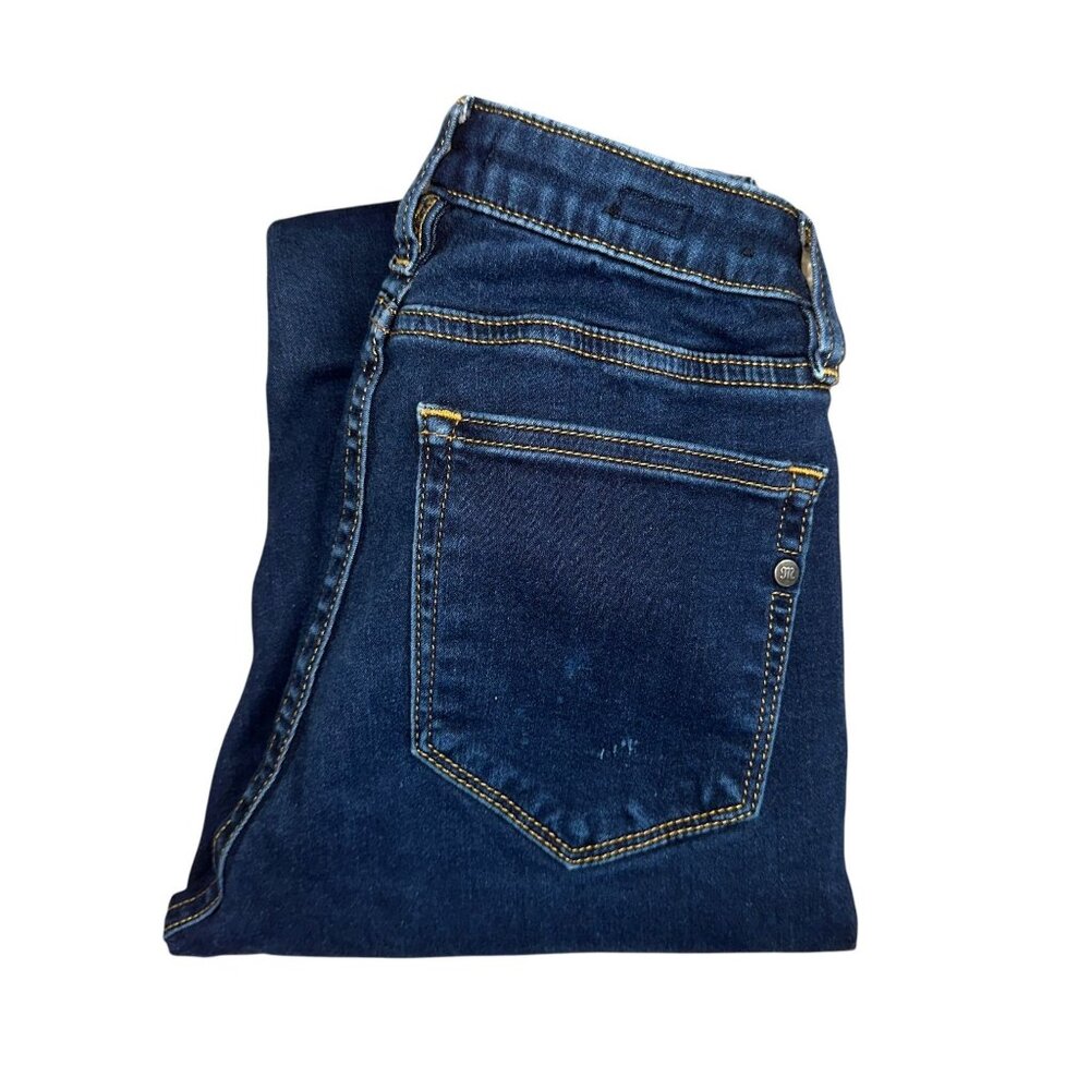 Miss Me M1001635 Super Skinny Womens Jeans 26 26 Dark Wash Blue Stretch Pockets